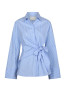 Helisa stripe shirt lt blue M