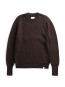 Henning cotton wool rib sweater dk purple 