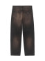 Aaron pant black tobacco used wash 