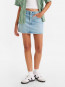 Icon jeans skirt front and cente 26