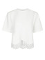 Iria lace tee white 