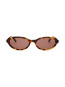 Ivy sunglass tortoise brown 