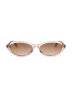 Ivy sunglass peach gradient brown 