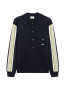 Jacket knitted men blue 