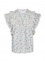 Jayla small blossom blouse creme 