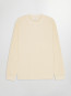 Jett waffle longsleeve ivory 