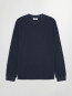 Jett waffle longsleeve navy blue 