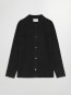 Jonas wool shirt black 