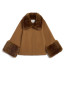 Judie wool coat camel mink 