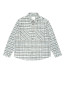 Julius shirt ls blue grey 
