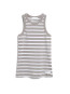 Kanitaa Stripes top silver white 