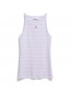 Kataalin fine stripes top soft lilac 