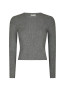 Kirrera knit blouse dk grey mel 