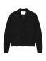 Knitted cardigan black 