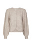 Koteas cable knit cardigan beige melange 