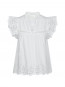 Kyoti embroidery top white 