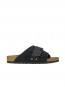 Kyoto nubuck suede sandals black 