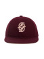 La casquette monogramme cap wine 