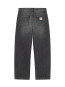 Landon pant black worn bleached 