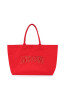 Leo canvas tote bag tango red 