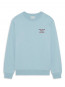 Le sweatshirt slogan lt blue 