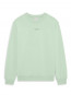 Le sweatshirt slogan classique lt green 