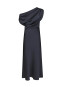 Lilith heavy sateen dress midnight blue S