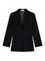Long line blazer black 