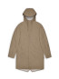 Long rain jacket beige 