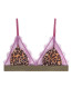 Love lace bra leopard 