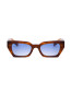 Luna sunglass transparent grad blue havana 