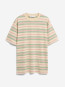Maarkos stripes t-shirt foam berry 