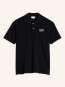 Maison Kitsuné polo shirt black 