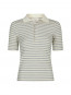 Manama stripe blouse light blue 