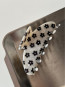 Matilda clip black flower 