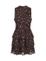 May big dot dress brown 
