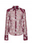 Mesh fitted shirt zinfandel 