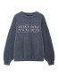 Miles sweatshirt sport club washed black 