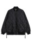 Military down jacket black 