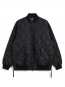 Military down jacket black 