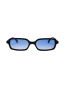 Milo sunglass blk gradient blue 