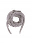 Misty knit scarf grey mel OS