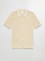 Nalo polo cardigan ivory L