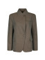 Nerine pinstripe blazer dark taupe 