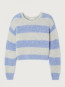 Nib 18a pullover rayures givre 