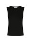 Nimbi fine rib top black 