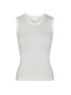 Nimbi fine rib top white 