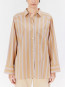 Noelle blouse beige stripe 
