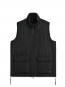 Non down vest blk 