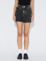 nora shorts tar aged black 